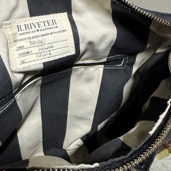 R. Riveter handmade bag. This bag is in new condition and is a classic DOT bag. - Picture 2 of 3